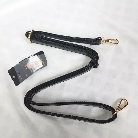 Ruby Black Patent Leather Hand Bag Shoulder Bag - Picture 15 of 15